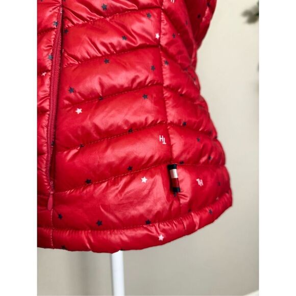 Tommy Hilfiger Red Star Puffer Vest Small - Picture 5 of 8